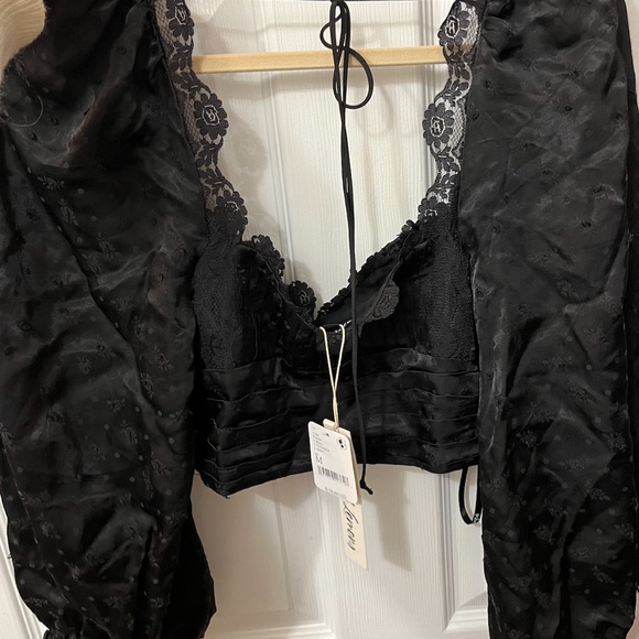 For Love & Lemons Liz Crop Top - Picture 3 of 4